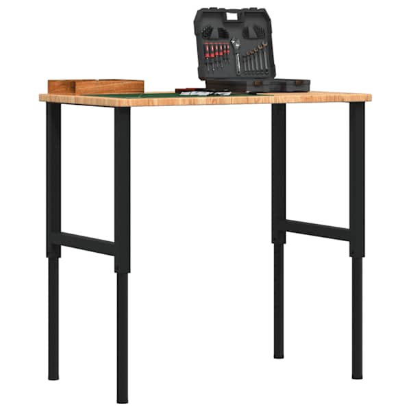 Töölaud, helepruun, 100 × 60x(71,5-98) cm, tammepuit, ristkülik