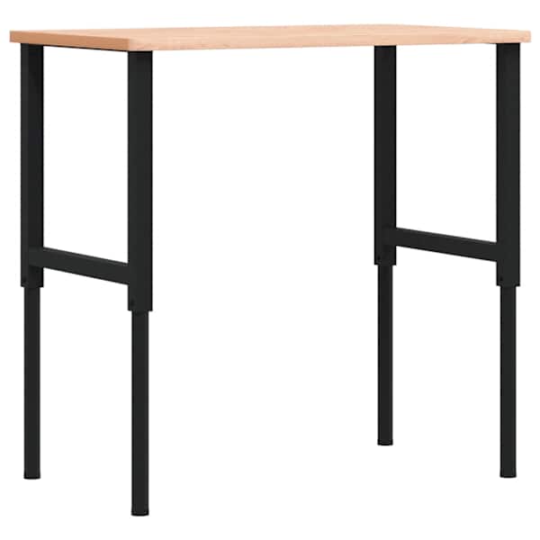 Töölaud, 100 × 60 x (71,5-98) cm, pöök, ristkülik