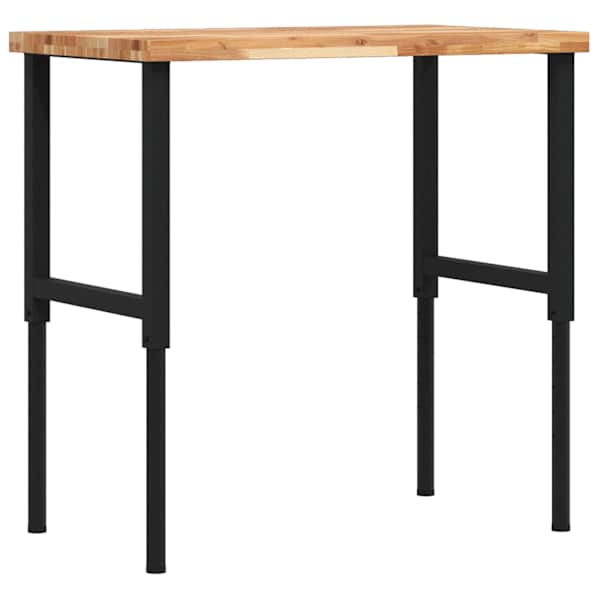 Töölaud, 100 × 60 x (73-99,5) cm, akaatsiapuit, ristkülik