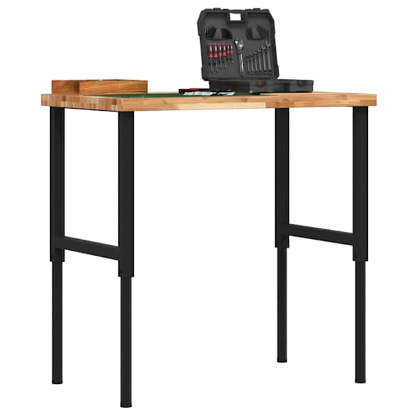 Töölaud, 100 × 60 x (73-99,5) cm, akaatsiapuit, ristkülik