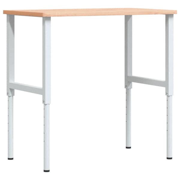 Töölaud, 100 × 60 x (71,5-98) cm, pöök, ristkülikukujuline