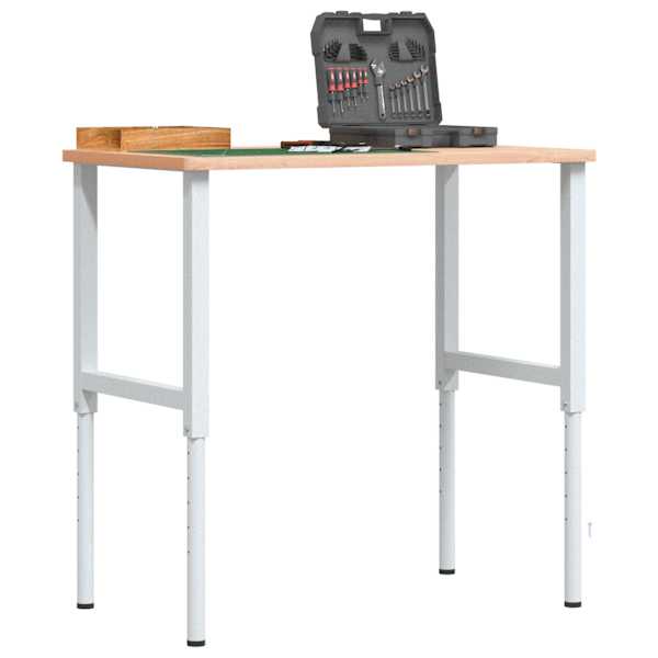 Töölaud, 100 × 60 x (71,5-98) cm, pöök, ristkülikukujuline