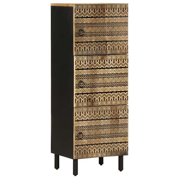 Highboard 40 × 33,5 × 110 cm täispuidust mango