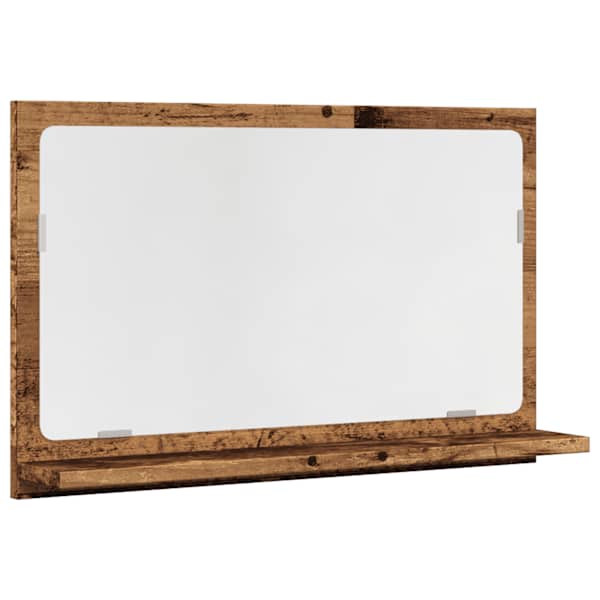 Vannitoa peegelkapp vana puit 60 × 11 × 37 cm tehniline puit