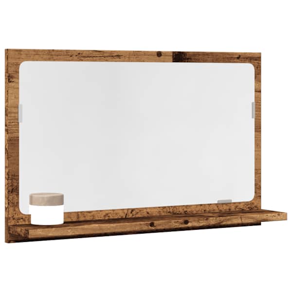 Vannitoa peegelkapp vana puit 60 × 11 × 37 cm tehniline puit