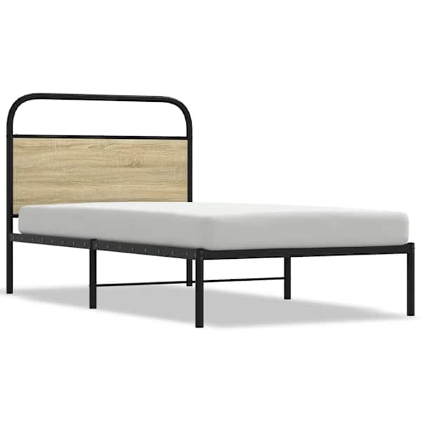 Voodiraam, sonoma tamm, 90 × 200 cm — mudel 4100251