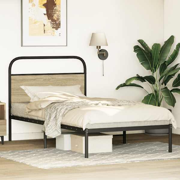 Voodiraam, sonoma tamm, 90 × 200 cm — mudel 4100251