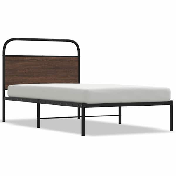 Voodiraam, pruun tamm, 90 × 190 cm — mudel 4100299
