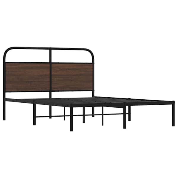 Voodiraam, pruun tamm, 120 × 200 cm — mudel 4100305