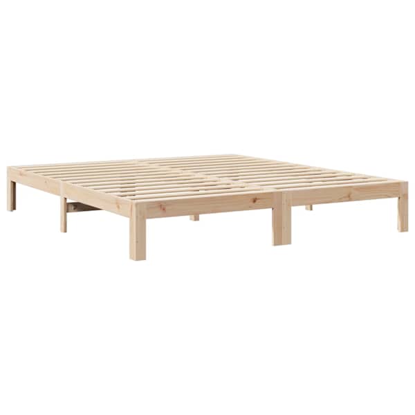 Voodiraam, 160 × 200 cm, männipuit — mudel 859217