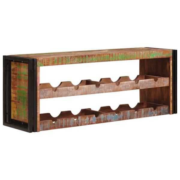 Veepudeli Riiul Pruun 120 × 45 × 33 cm Tugev taastatud puit