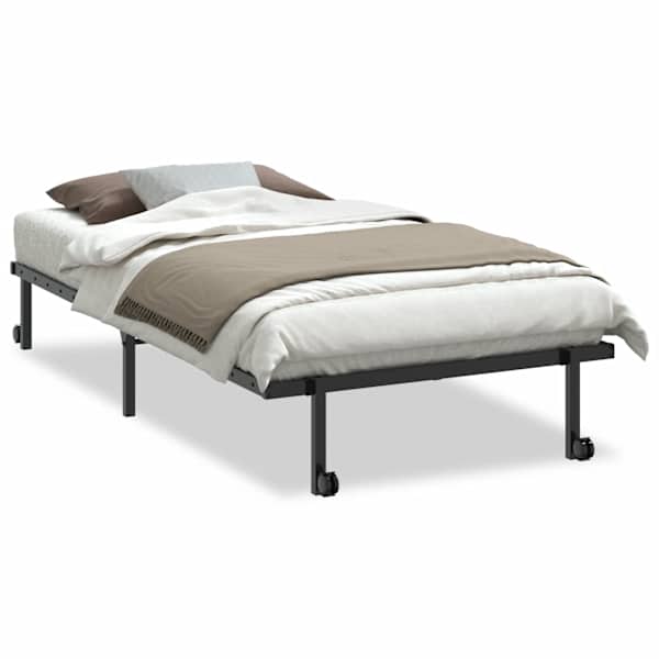 Voodiraam, must, 107 × 203 cm — mudel 4103963