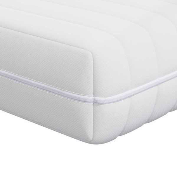 Madrats kookoskihiga Keskmiselt jäik 60 × 120 cm Valge