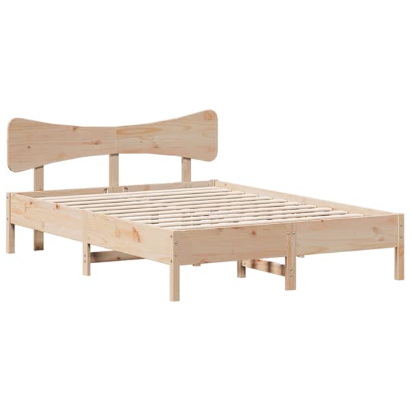 Voodiraam, 120 × 190 cm, männipuit — mudel 3328250