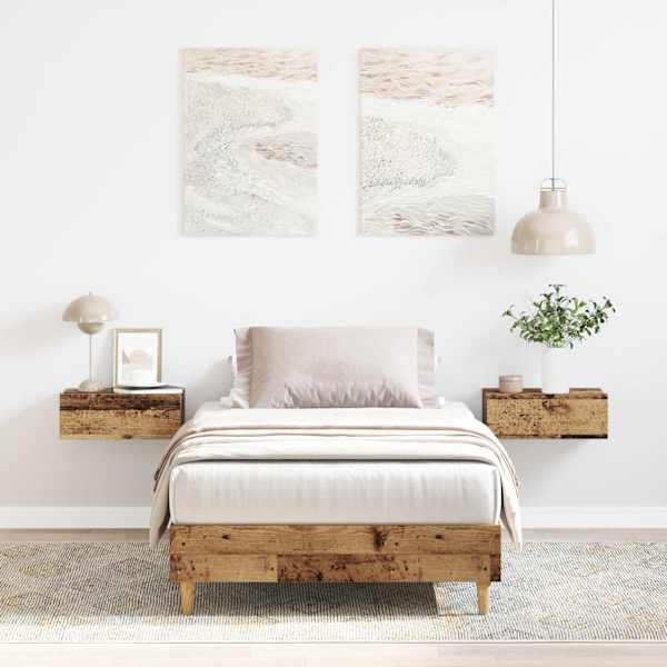 Voodiraam, vana puit, 100 × 200 cm, tehispuit — mudel 861046