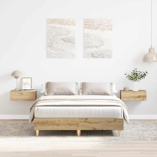 Voodiraam, kunsttamm, 140 × 190 cm, tehispuit — mudel 861065