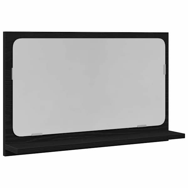 Peegli Riiul Must tamm 60 × 10,5 × 37 cm Tehispuit