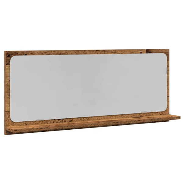 Peegli Riiul Vana puit 90 × 10,5 × 37 cm Tehispuit