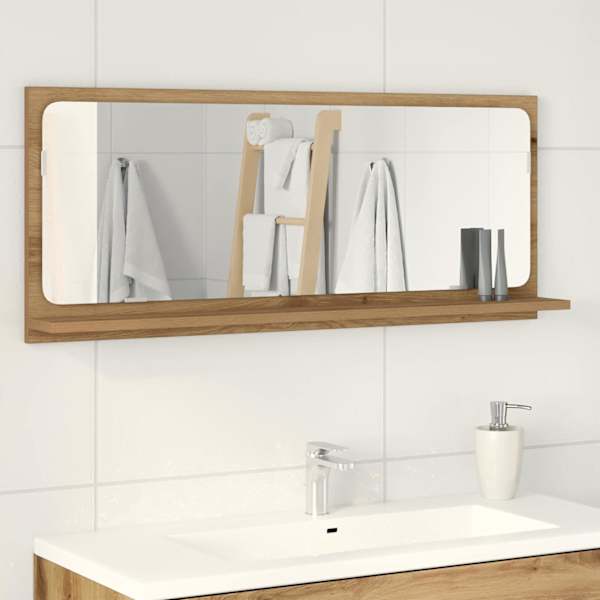 Peegli Riiul käsitöötamm 90 × 10,5 × 37 cm Tehispuit