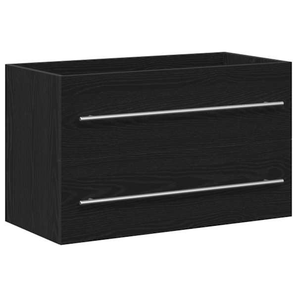 Valamukapp, must tamm, 80 × 38,5 × 48 cm, töödeldud puit