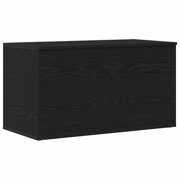 Salvestuskarp Must tamm 84 × 42 × 46 cm Tehispuit