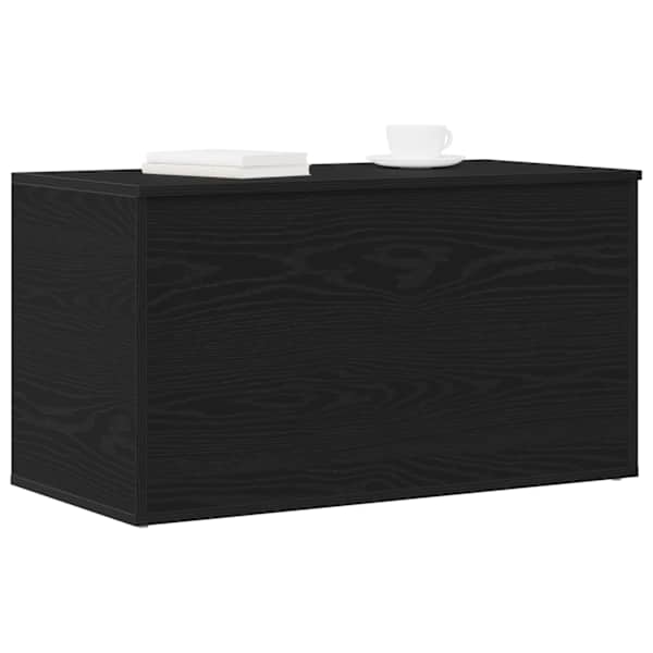 Salvestuskarp Must tamm 84 × 42 × 46 cm Tehispuit