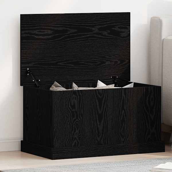 Salvestuskarp Must tamm 70 × 40 × 38 cm Tehispuit