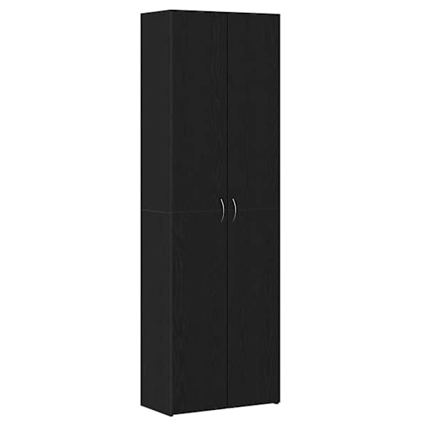 Kontorikapp Must tamm 60 × 32 × 190 cm Tehispuit