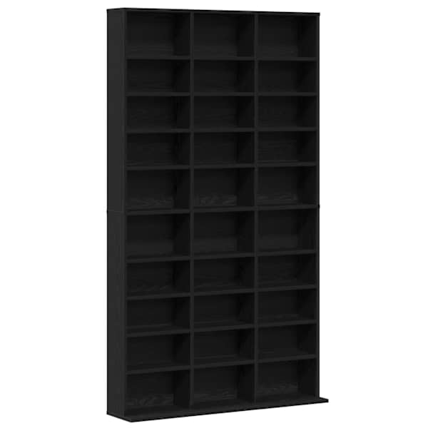 CD kapp Must tamm 101 × 23 × 177,5 cm Tehispuit