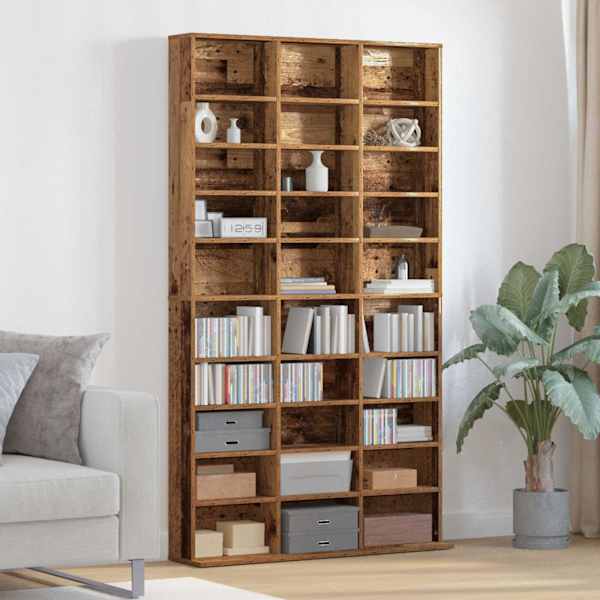 CD kapp Vana puit 101 × 23 × 177,5 cm Tehispuit