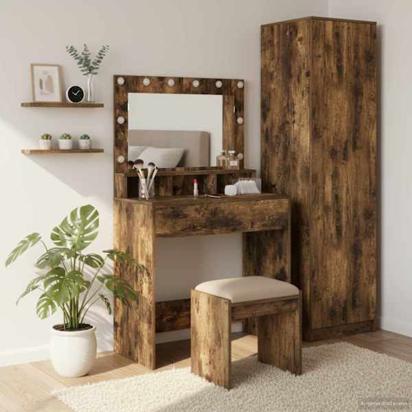 Riietumislaud Suitsetatud tamm 75,5 × 41 × 135 cm Tehispuit