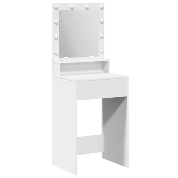 Riietumislaud Valge 50 × 41 × 135 cm Tehispuit