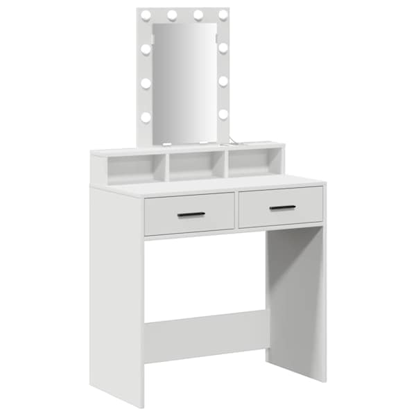 Riietumislaud Valge 79 × 41 × 140 cm Tehispuit