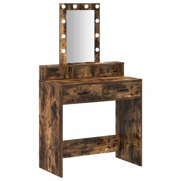 Riietumislaud Pruun 79 × 41 × 140 cm Tehispuit