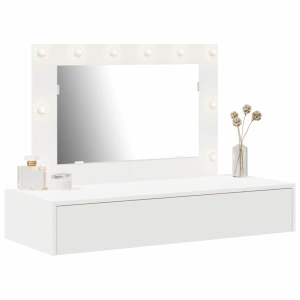 Riietumislaud Valge 100 × 40 × 70 cm Tehispuit