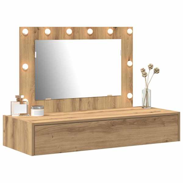 Riietumislaud Pruun 100 × 40 × 70 cm Tehispuit