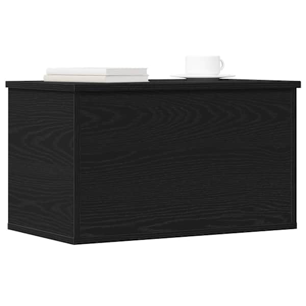 Salvestuskarp Must tamm 60 × 35 × 35 cm Tehispuit