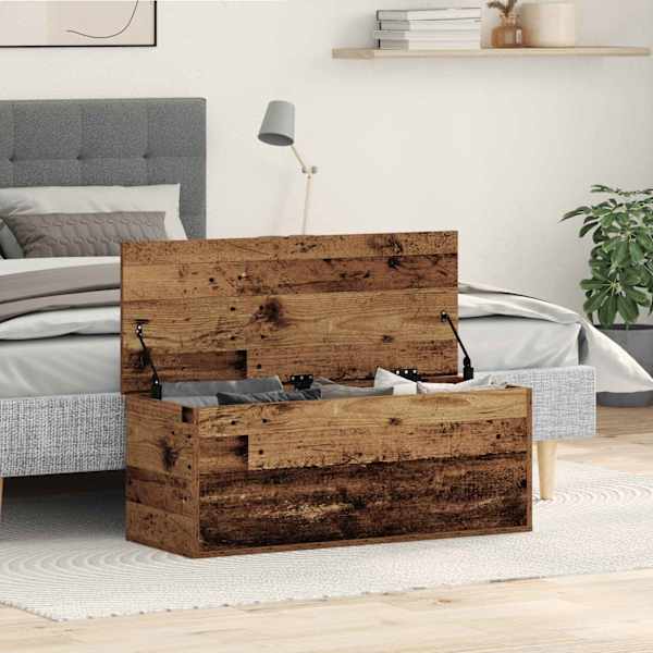 Salvestuskarp Vana puit 90 × 35 × 35 cm Tehispuit
