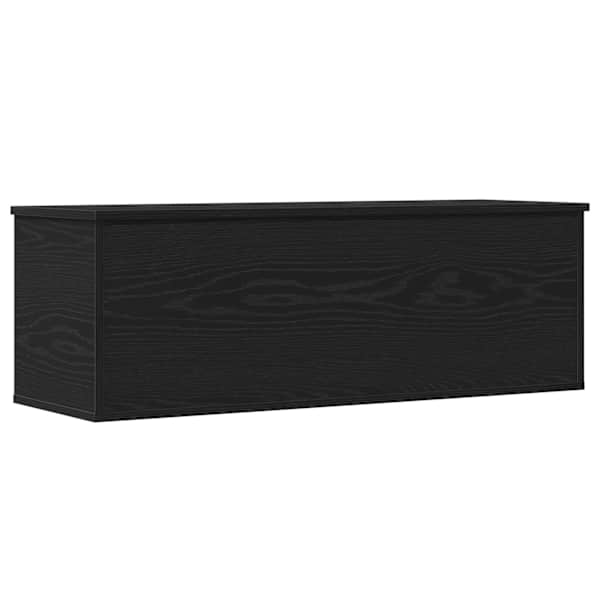 Salvestuskarp Must tamm 102 × 35 × 35 cm Tehispuit