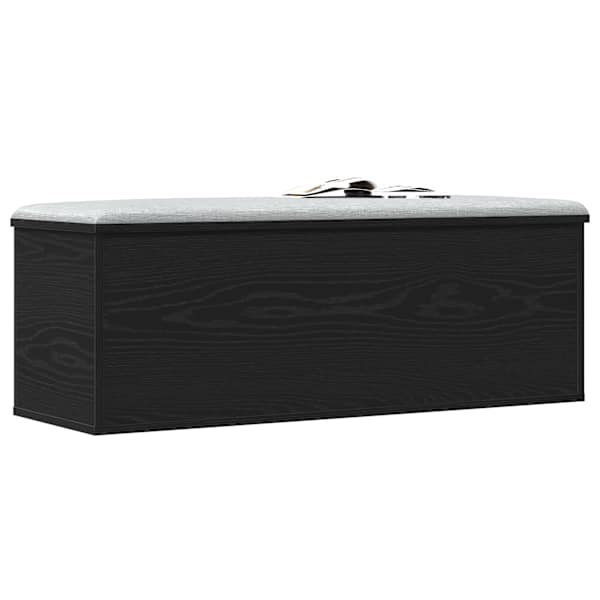 Salvestuskarp Must tamm 102 × 35 × 35 cm Tehispuit