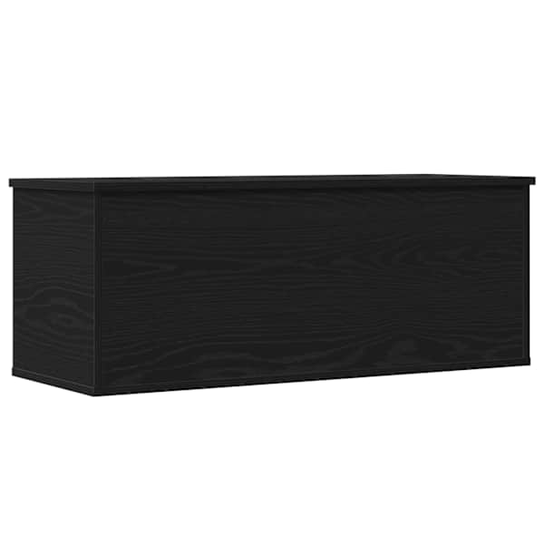 Salvestuskarp Must tamm 90 × 35 × 35 cm Tehispuit