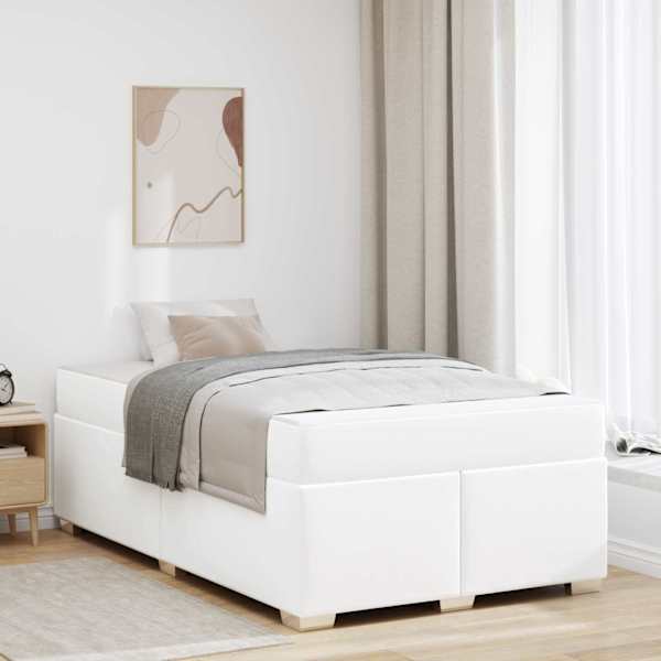 Voodiraam, valge, 120 × 200 cm — mudel 3399235