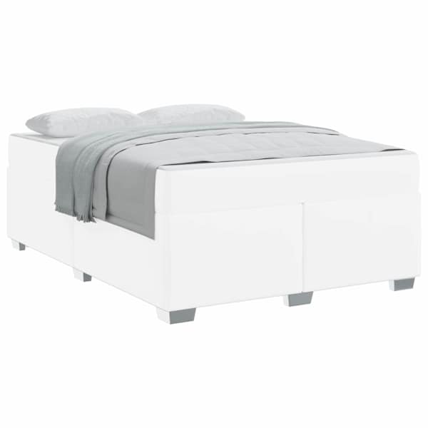 Voodiraam, valge, 160 × 200 cm — mudel 3399243