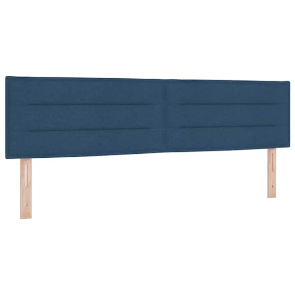 Kontinentaalvoodi koos madratsiga, sinine, 180 × 200 cm, kangas — mudel 3341250