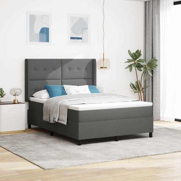 Kontinentaalvoodi, tumehall, 160 × 200 cm, kangas — mudel 3341652