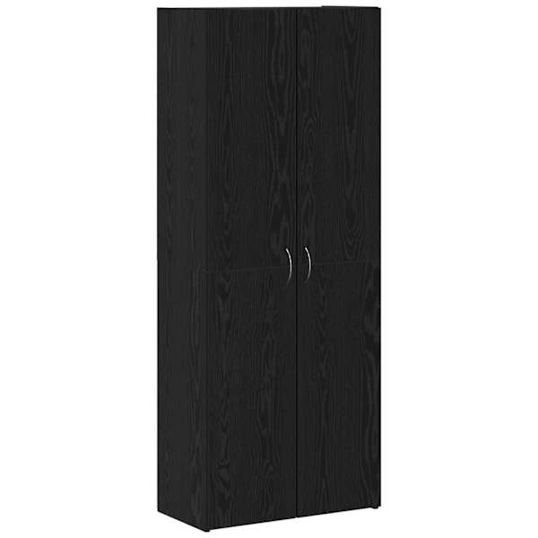 Kontorikapp Must tamm 60 × 32 × 152,5 cm Tehispuit