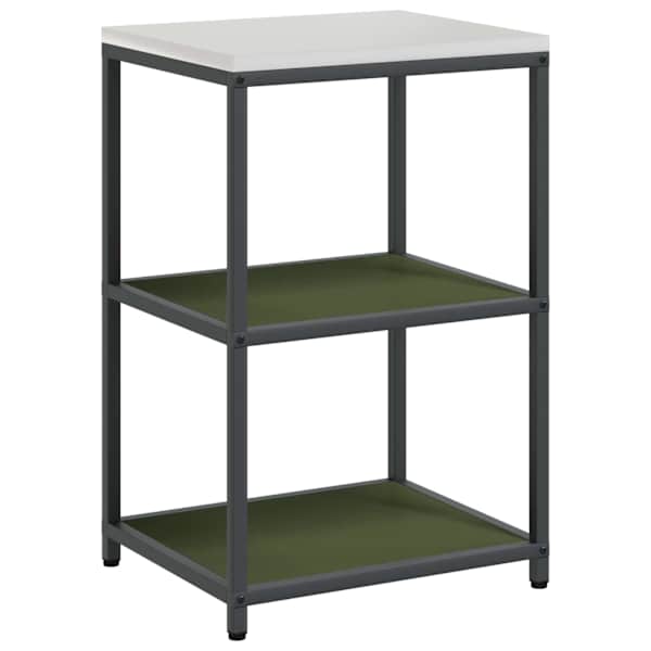 Köögi riiulite komplekt HATTEM Oliiviroheline 60 × 50 × 92 cm