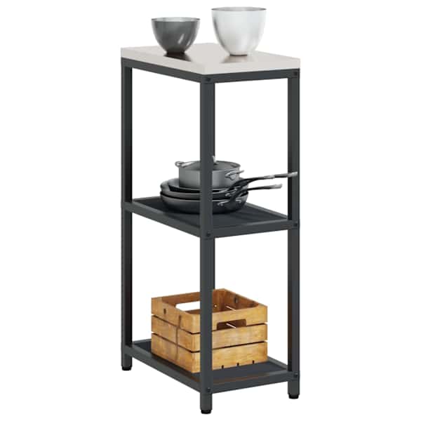 Köögi riiulite komplekt HATTEM Antratsiit 30 × 50 × 92 cm Teras