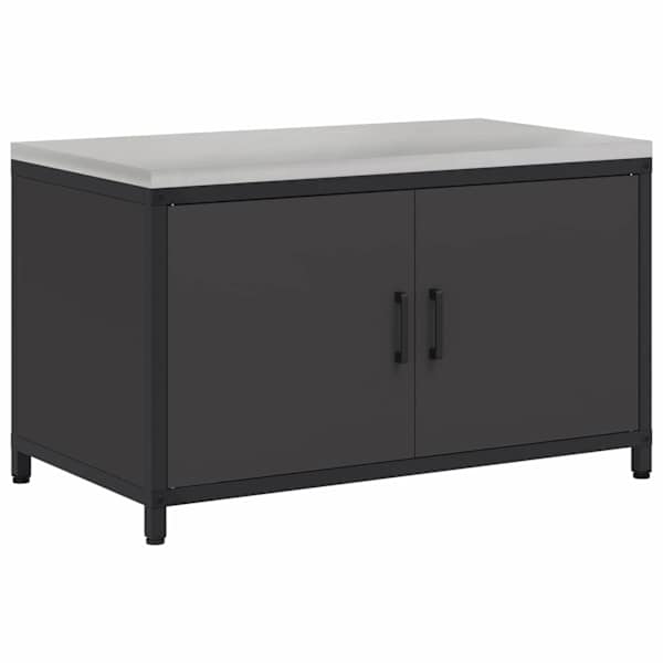 Köögivarustuse Kapp HATTEM Must 90 × 50 × 53 cm Teras