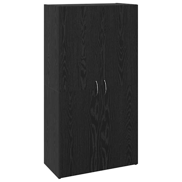 Kontorikapp Must tamm 60 × 32 × 115 cm Tehispuit